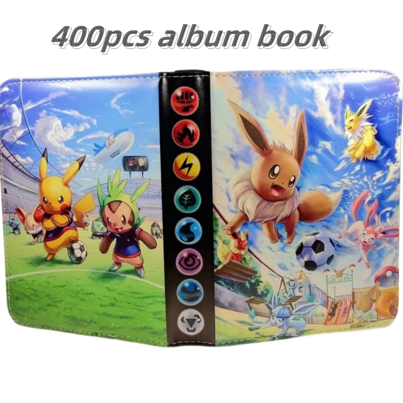 

400pcs Pokemon Photo Album Book Binder Home Letter Card Protective Cover Business Card Holder Folder Game Collection Anime Toy