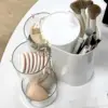 Desktop Rotating Makeup Brush Storage Cylinder, Powder Puff, Eyebrow Pencil, Beauty Egg, Dustproof Cosmetics Storage Box 5