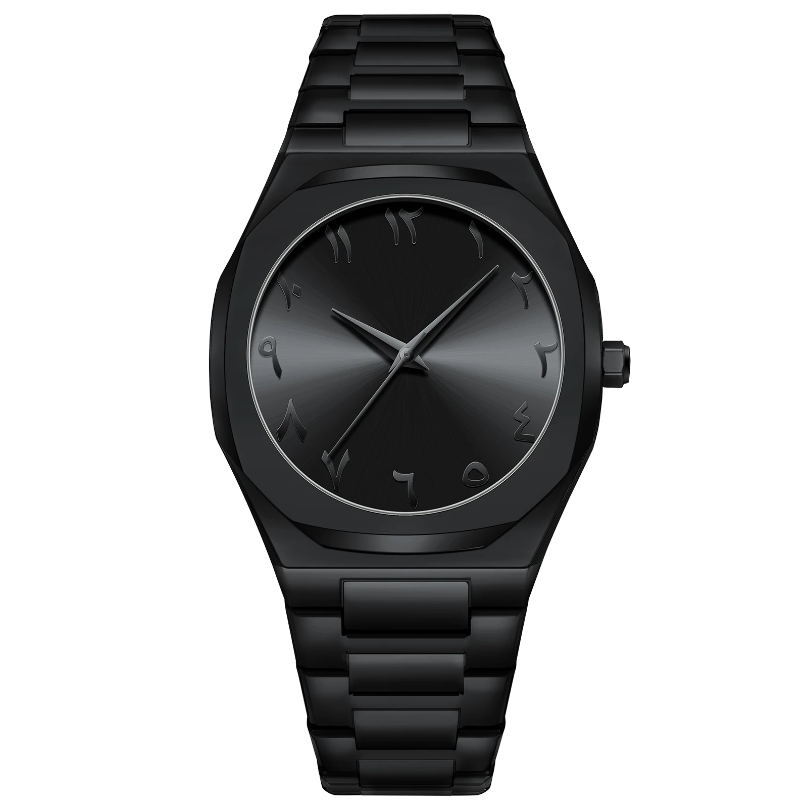 Black Watch Matte Black Watch - VIEREN Luxury Automatic Timepieces main image 3