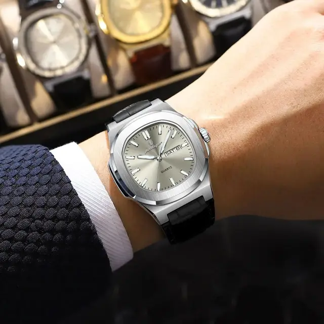 POEDAGAR High Quality Watch For Men Luxury Luminous Waterproof - Image 6