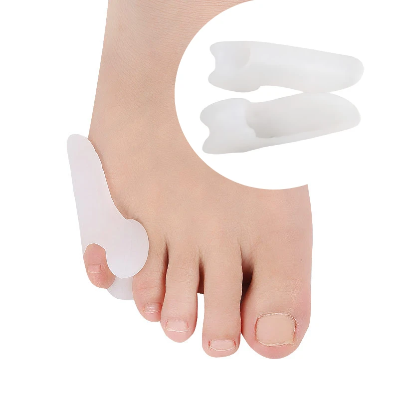1Pair Silicone Hallux Valgus Overlapping Little Toes Hammer Foot Care