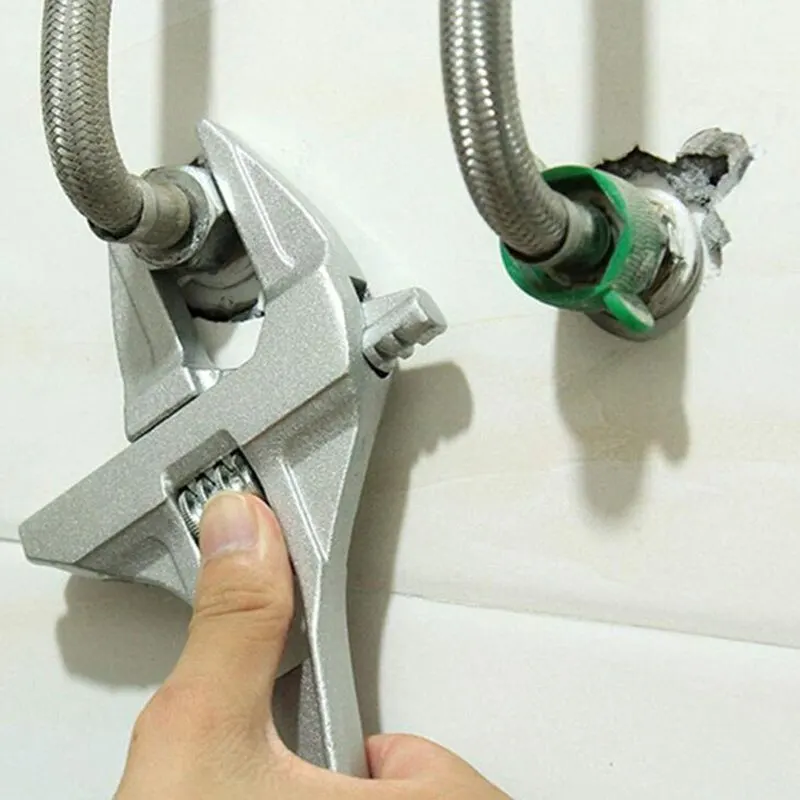 Juego De 2 Llaves Ajustables - Llave Positiva/negativa 20cm + Llave Doble Cabeza 16cm, Metal Resistente