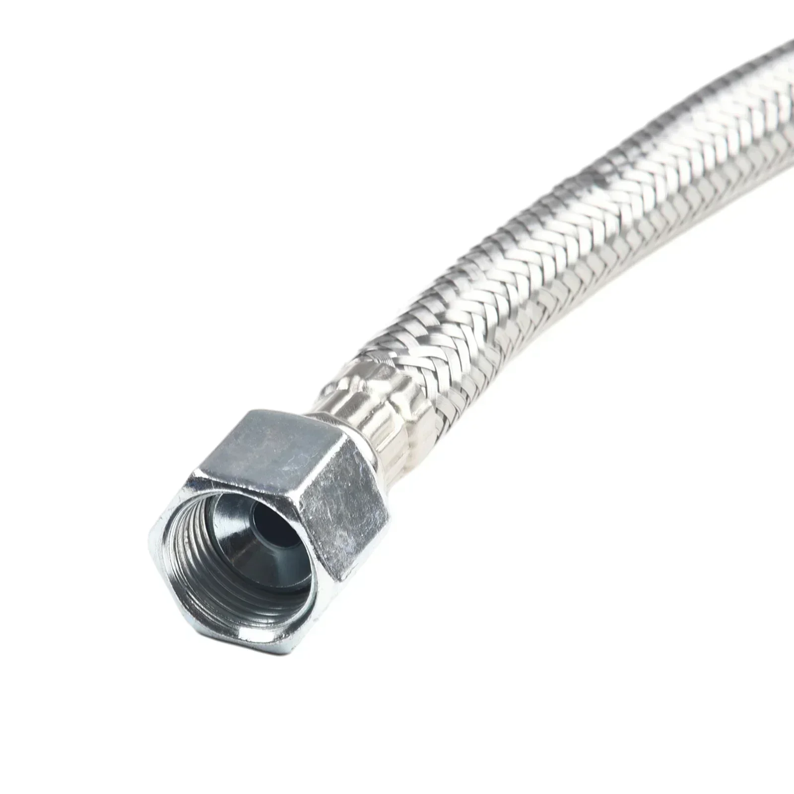 Nuevo Conector Flexible De Manguera De Metal 1 "x 18" Compresor De Aire De Longitud Trenzado De Acero Inoxidable