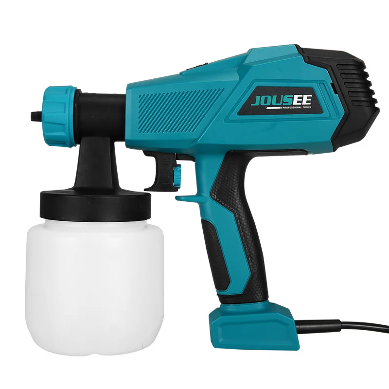

500W Spray Gun Paint Sprayer 800ML Large Capacity Electric Hand-held Paint Sprayer with 2 Nozzles Paint Watering Spray Gun Tools