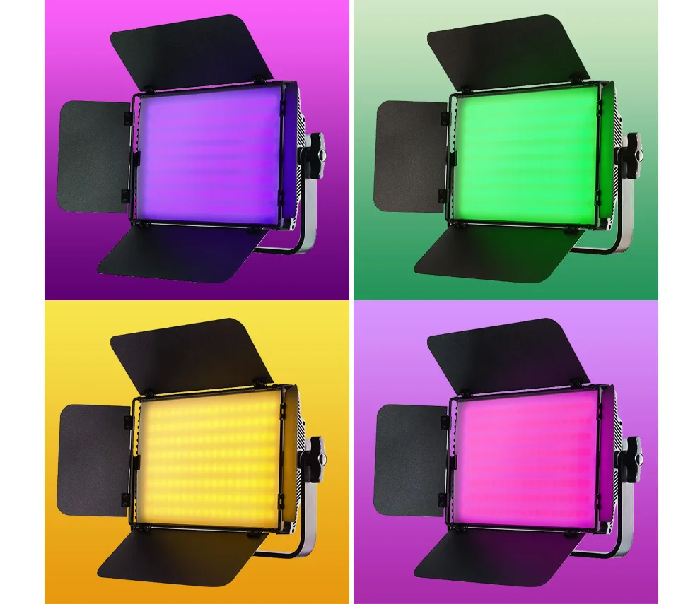 Tolifo 무선 리모컨 LED 비디오 스튜디오 RGB 사진 라이트 패널, GK - S60RGB 60W, 6000LM