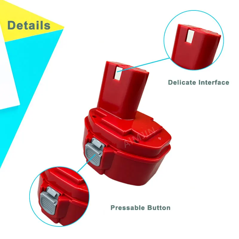 

Аккумуляторная батарея для Makita, 14,4 В, 4800 мАч, Ni-MH, PA14 1422 1433 1420 192600-1 6281D 6280D 6337D