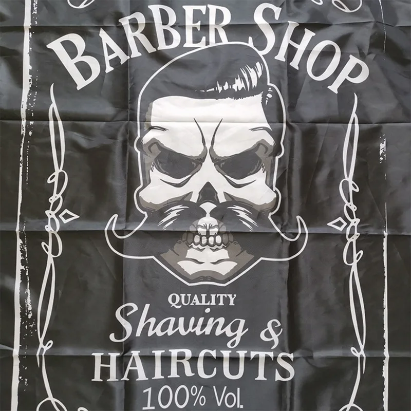 Retro Pattern Haircut Cloth Barber Polyester Apron Hairdressing Waterproof Cape Salon Antistatic Hairdresser Capes Styling Tools haircut cape hairdressing cape hair salon cloth