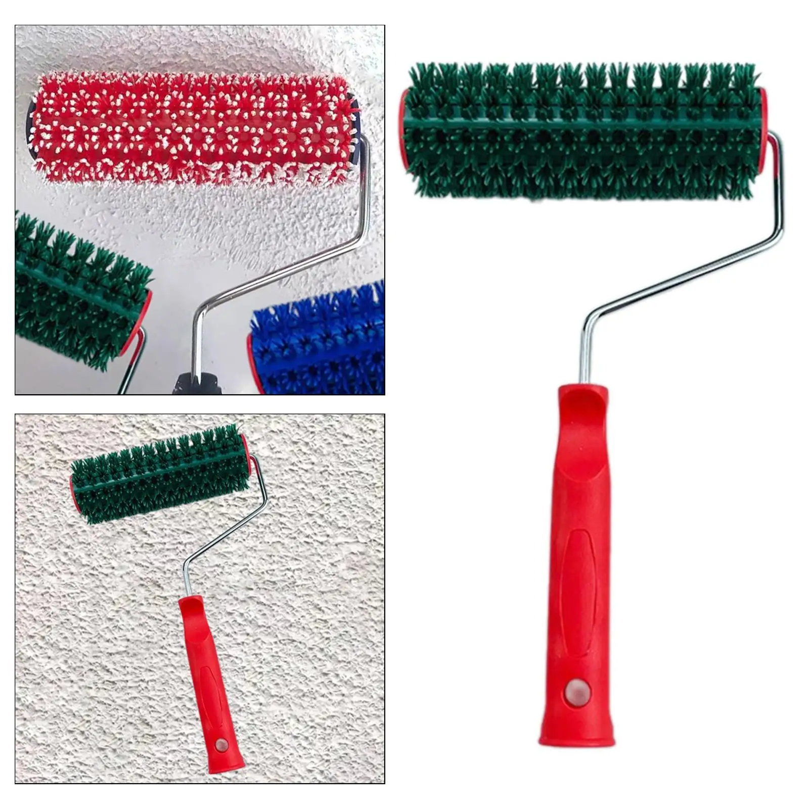 Paint Roller Smooth Rolling Home Painting Supplies Decoration with Handle Professional Household Accessory for Wall Decoration