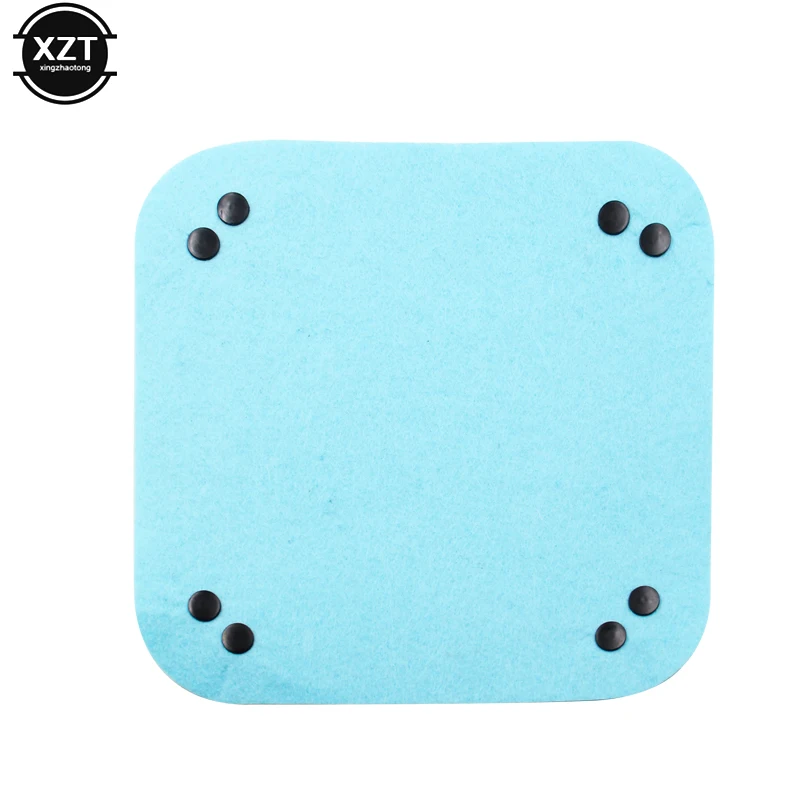4pcs Fabric Felt Folding Square Dice Tray Portable Quadrilateral Dice Box For Board Games Storage 25*25cm Desktop Storage