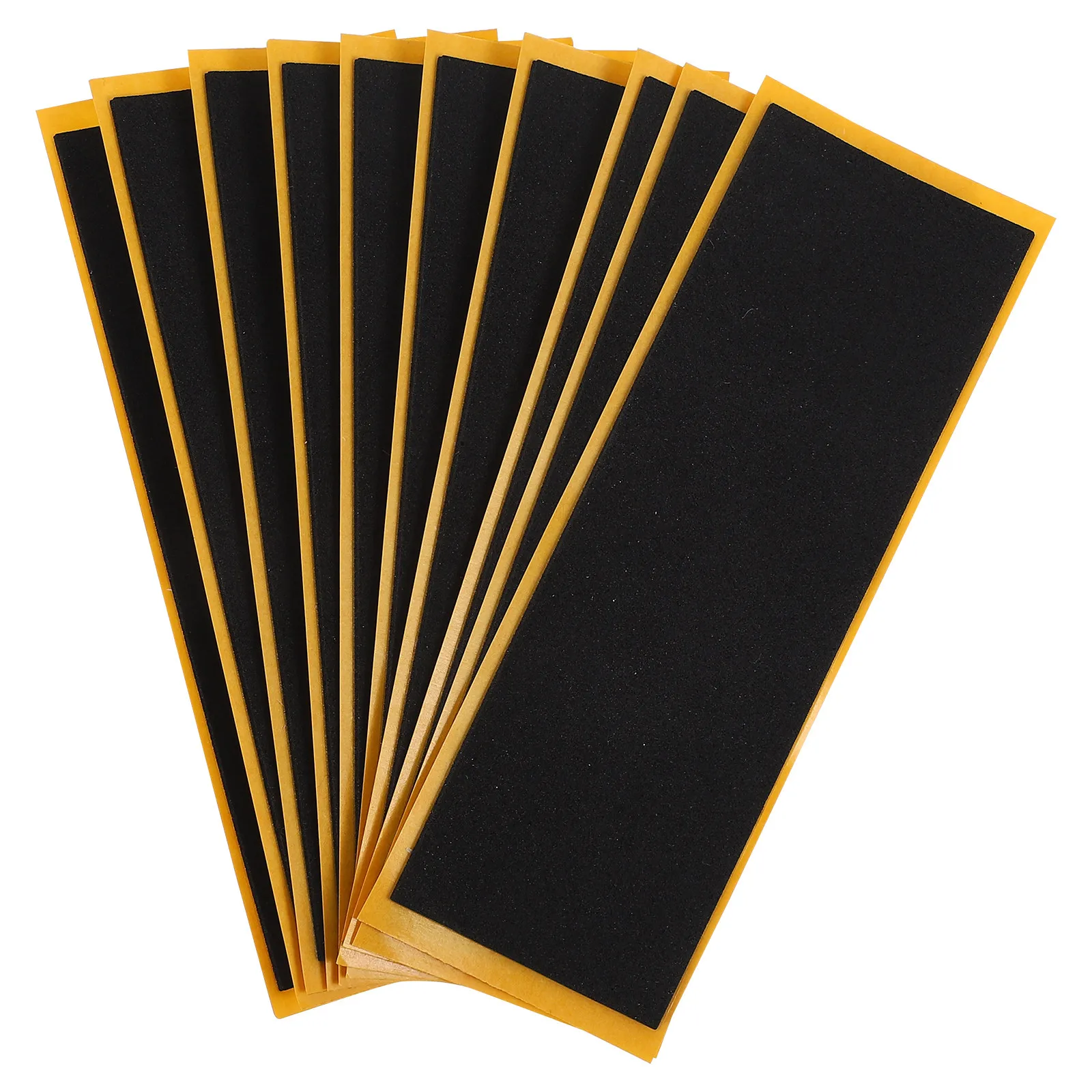 10Pcs 손가락 스케이트 보드 미끄럼 방지 스티커 미니 스케이트 보드 교체 접착 패드 소프트 스폰지 쿠션 어린이 안전