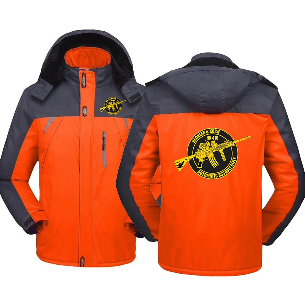 Windproof Autumn Winter Hooded Jacket for Men