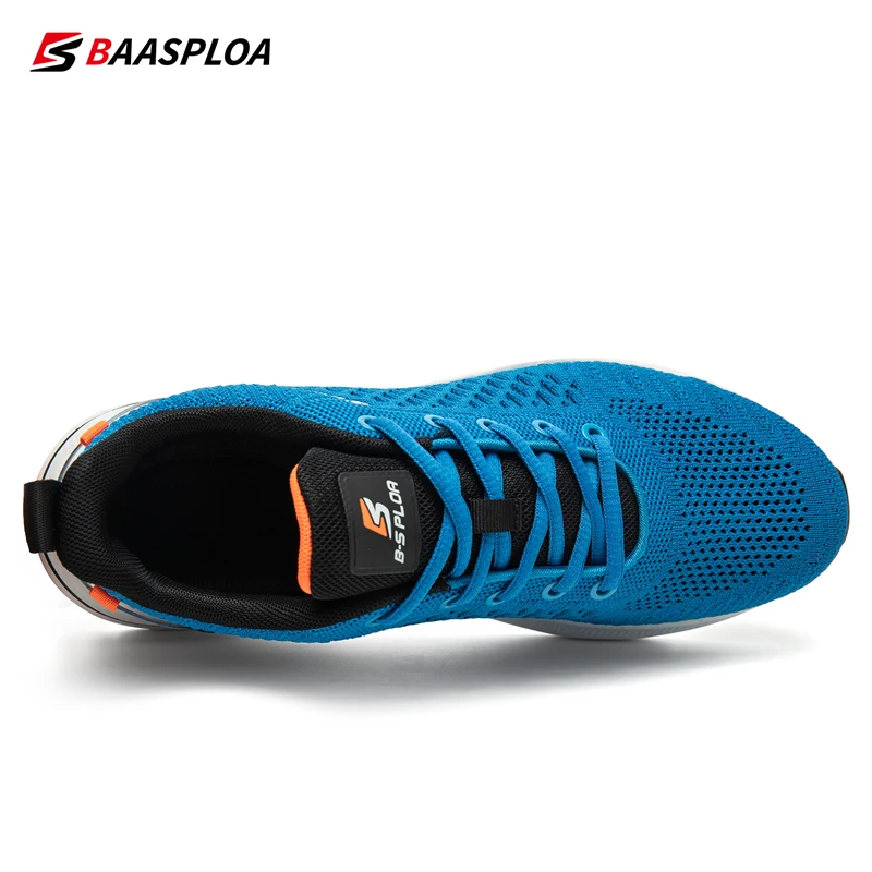 Men's Running Shoes New Fashion Lightweight Mesh Breathable Walking Shoes Outdoor Casual Lace-Up Sports