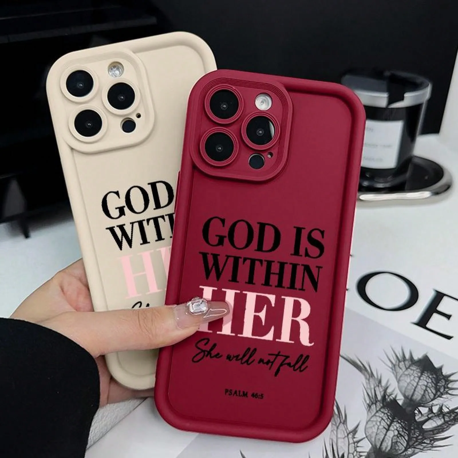 Divine Protection Shockproof Silicone Phone Case - Rugged & Durable Cover