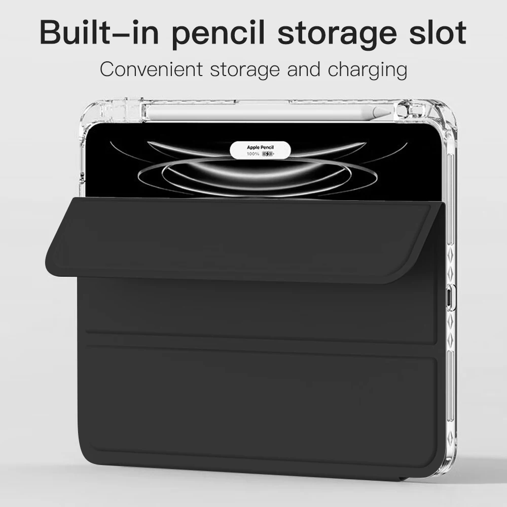 Acrylic Clear Back Trifold Hard Cover