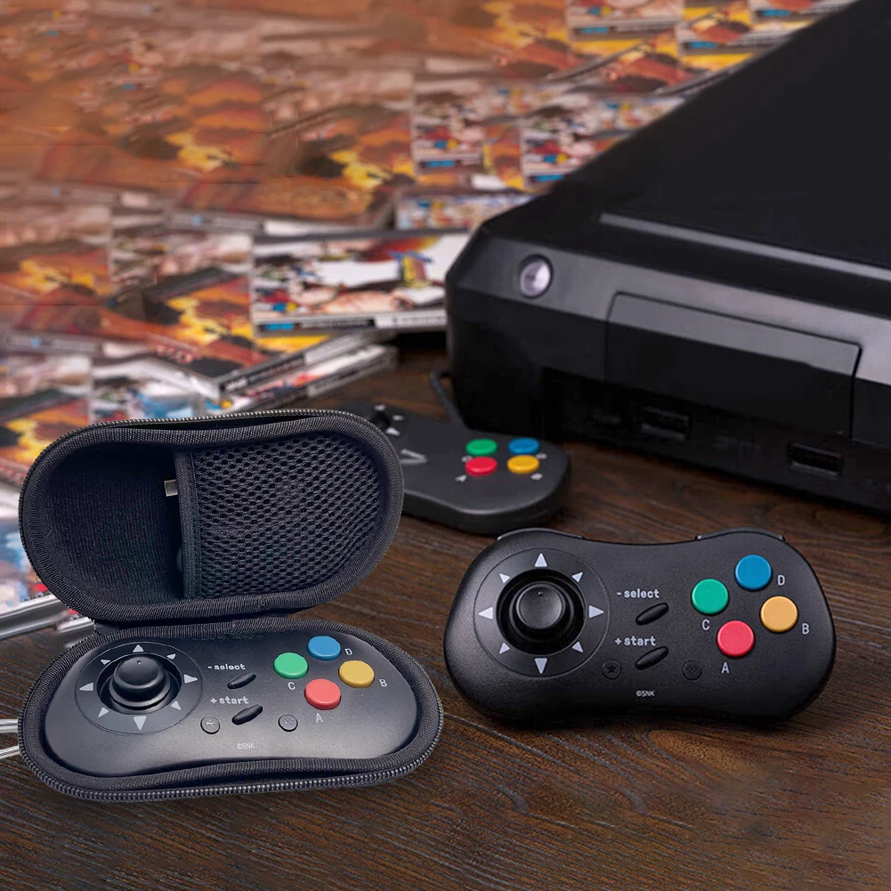 EVA Portable Storage Bag Anti-Drop Hard Carrying Case Anti Scratch Travel Carry Bag for 8Bitdo NEOGEO/8Bitdo M30 Game Controller