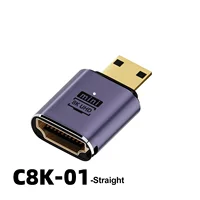 HDMI-Compatible Adapter 90 270 Degree Right Angle Male To Female Converter 8K HD Connector Mini / Micro HDMI-compatible Extender - Image 3