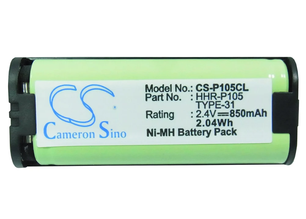 Cameron Sino 850 мА аккумулятор для Panasonic фонарик KX6702 фонарь/1B тип 31 | Электроника