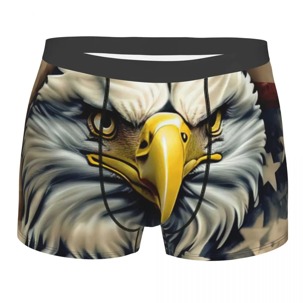 American Bald Eagle Underpants Breathbale Panties Male Underwear Print  Shorts Boxer Briefs - AliExpress