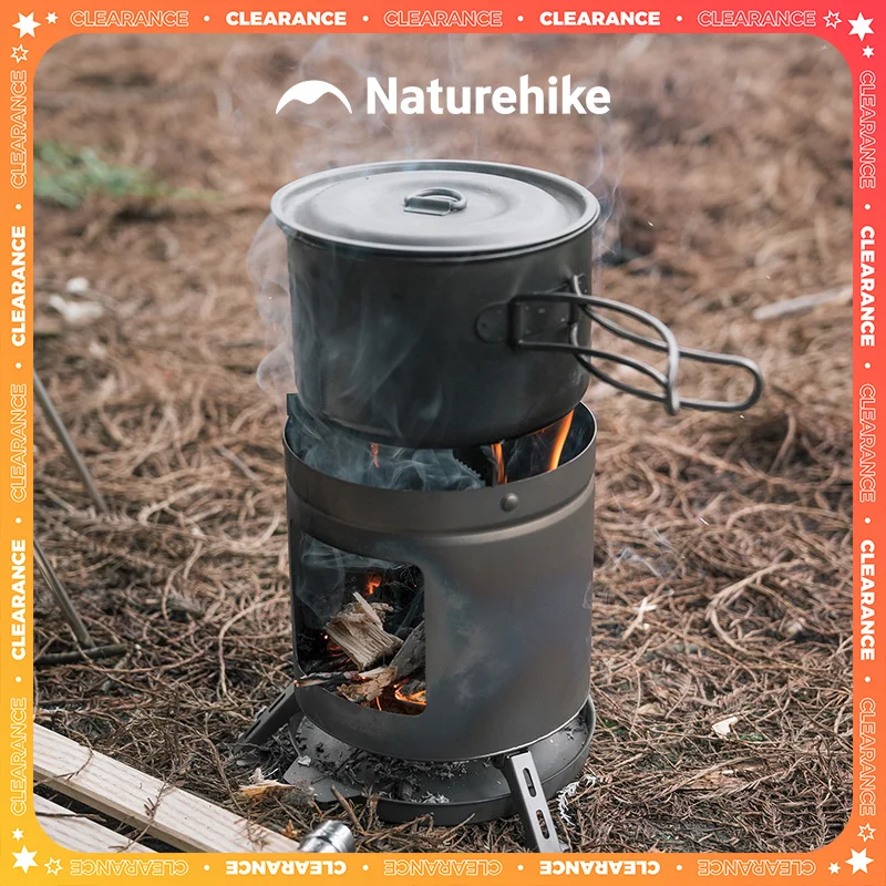 Naturehike Wood Stove Mini Titanium Potable Camping Stove Outdoor - View #4
