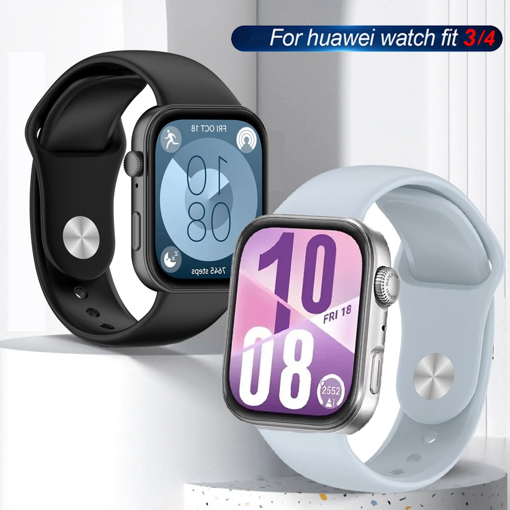 Silicone Replacement Strap for Huawei Watch Fit - Premium Watchband Accessory