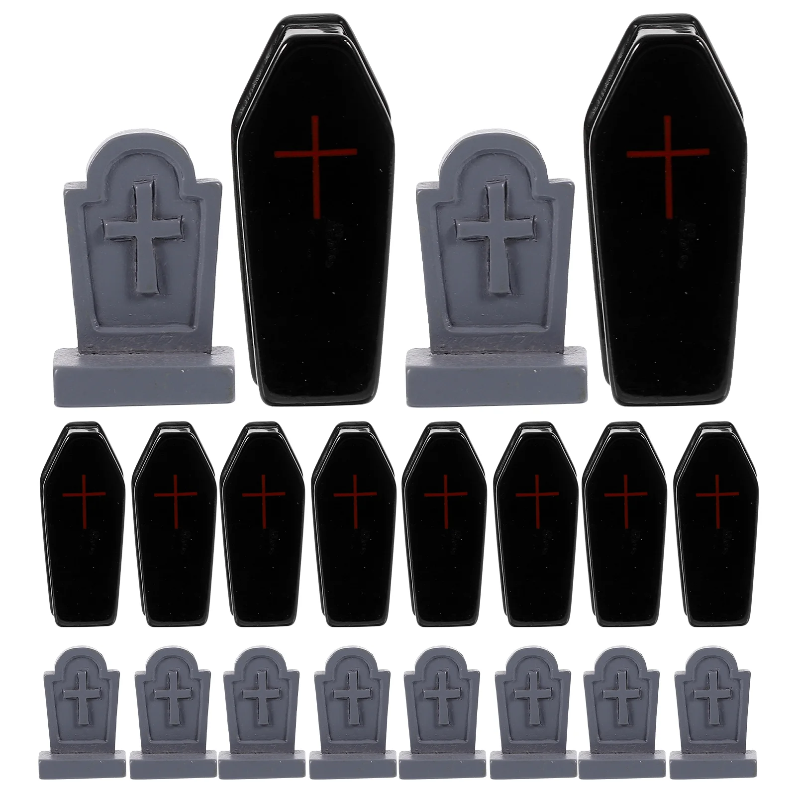 

Halloween Coffin Box Mini Tombstones Ornament Decorative Tombstone Halloween Haunted House Decor Coffin Boxes Tombstone