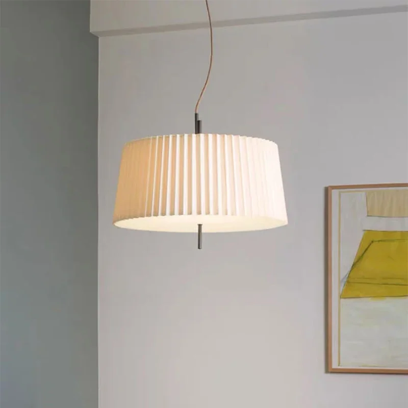 

Nordic Hundred Pleated Fabric Pendant Light Modern Creative Living Room Bedroom Apartment Loft Dining Room Decor Art Chandeliers