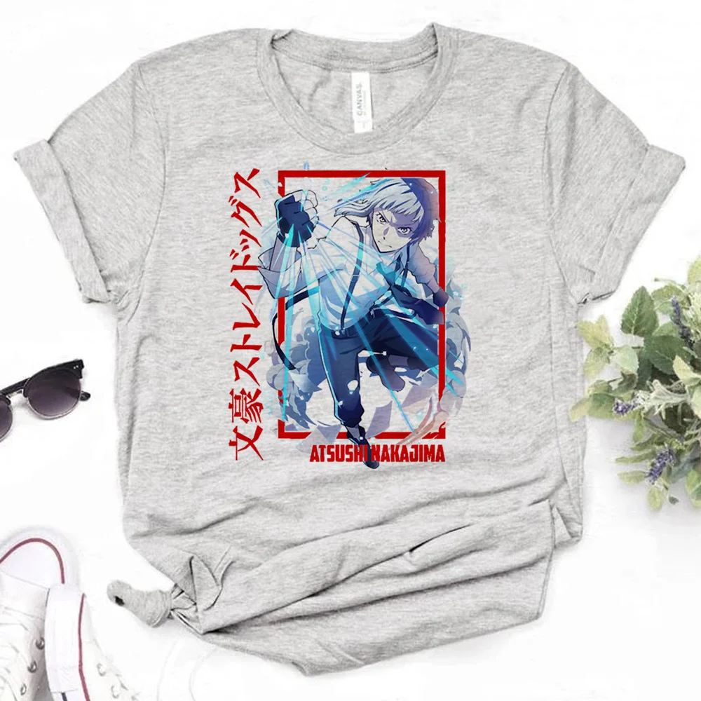 

Bungou Stray Dogs tshirt women harajuku anime streetwear Tee female graphic clothing