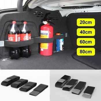 Organizzatore per bagagliaio per auto Borsa per cintura di fissaggio Nastri magici Accessori per auto per auto Stivaggio Riordino Organizzatori per auto per lo styling dell'auto
