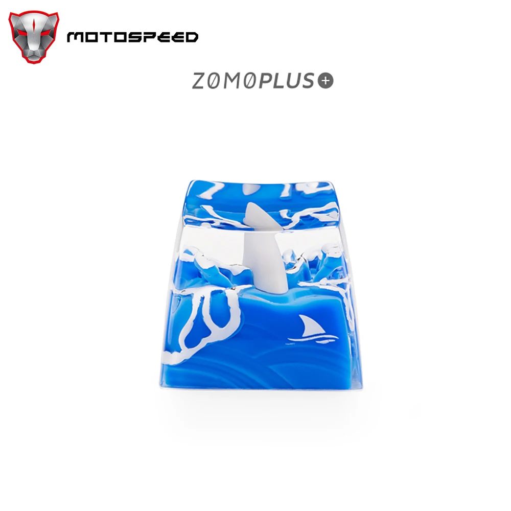 

Motospeed Darmoshark XZOMOPLUS Keycap Individuality Shark Fin 3D Height Resin Key cap