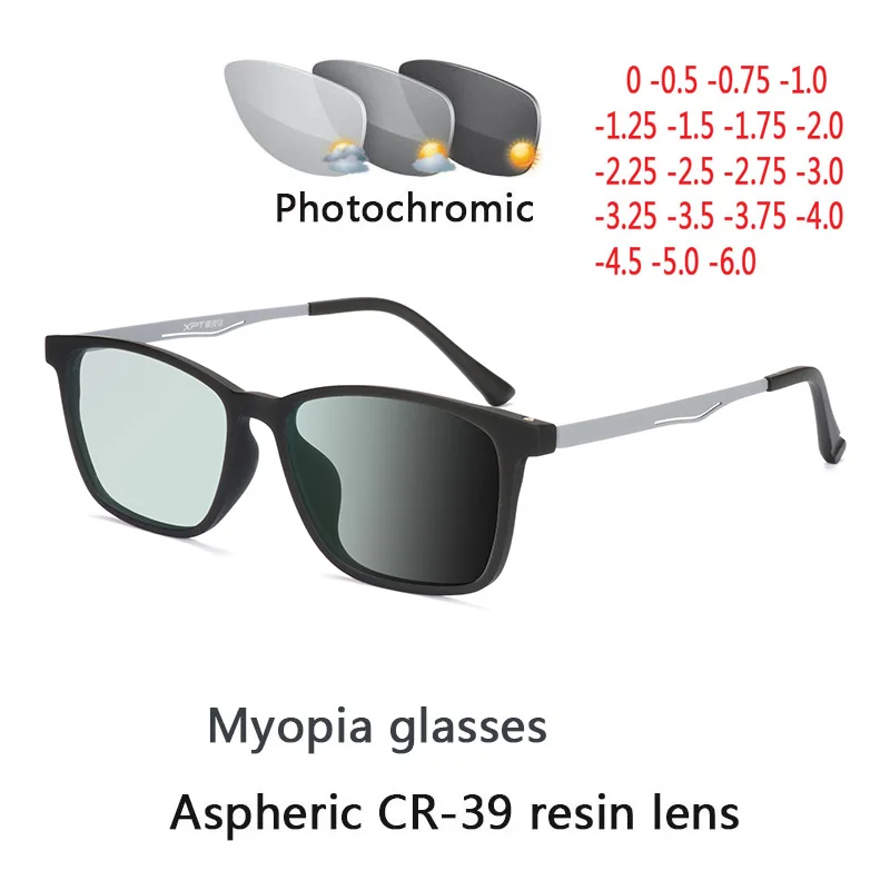 

Men Titanium Myopia Glasses for Sight Full Frame Nearsighted Eyewear Optical Prescription Minus Diopter Glasses Eyeglasses Women