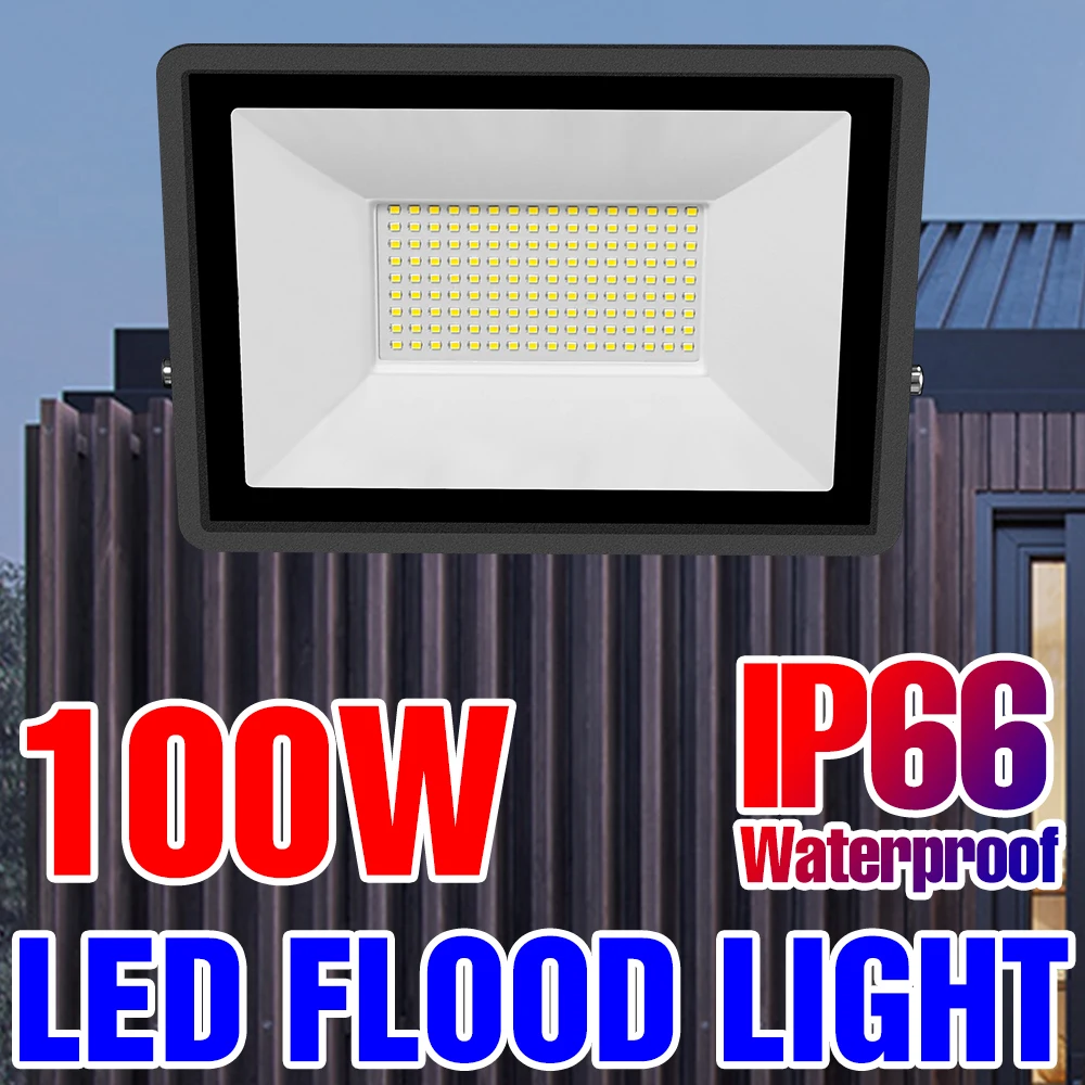 LED Flood Light Outdoor Waterproof Reflector 10W 20W 30W 50W 100W Spotlight Square Floodlight 220V Street Lamp Garden Lighting led flood light outdoor waterproof reflector 10w 20w 30w 50w 100w spotlight square floodlight 220v street lamp garden lighting