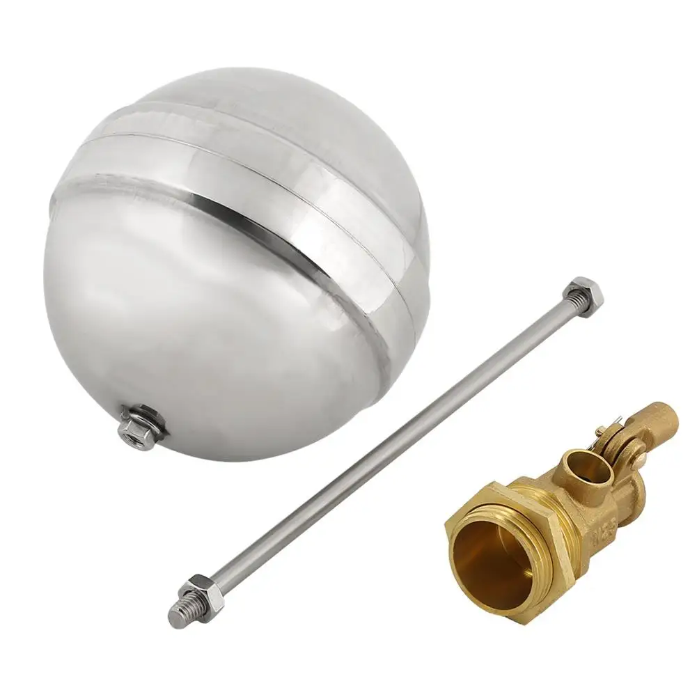 Water Valve DN25 Float Ball G1 Brass Male Thread Float Ball Sensor Stainless Steel Valve