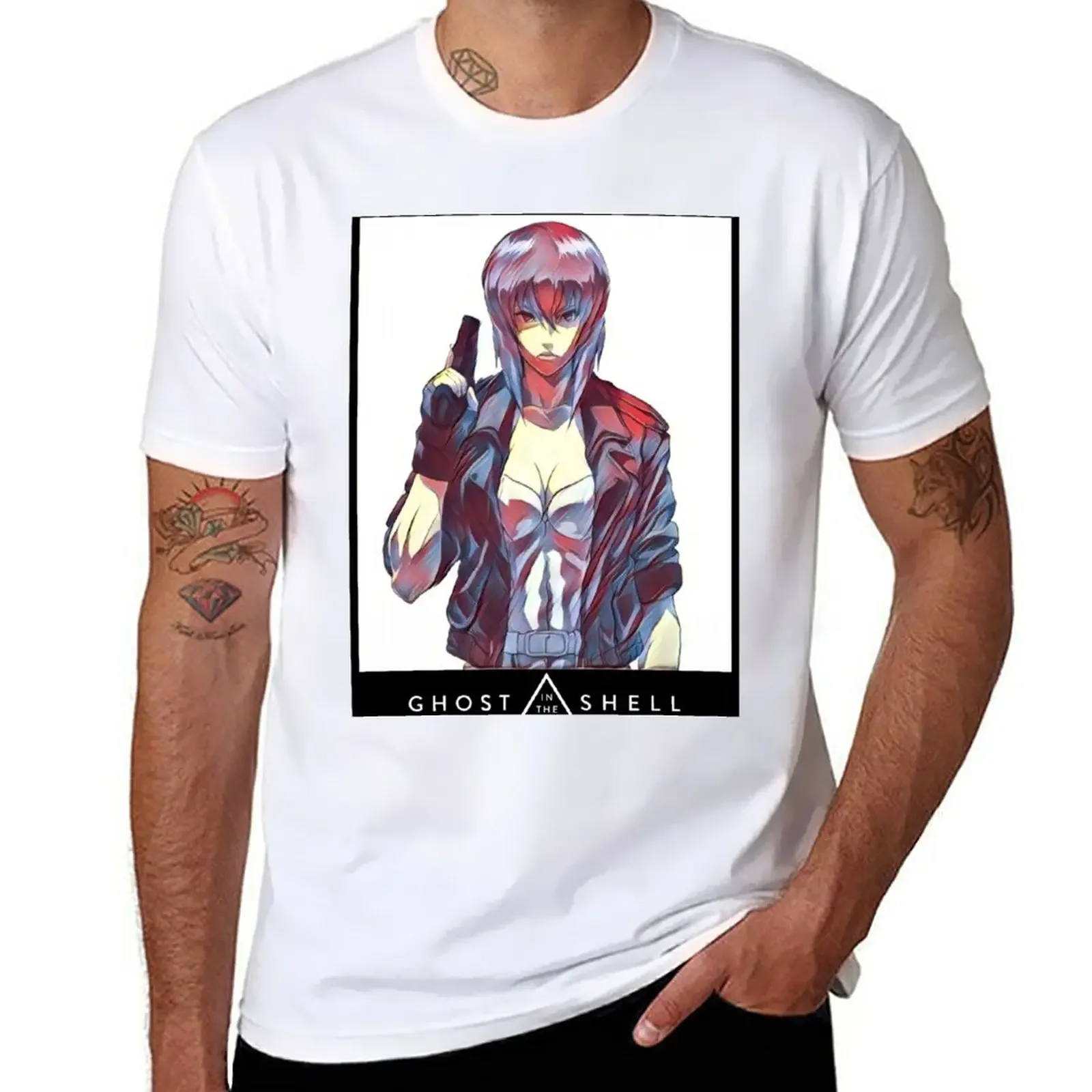

The Major (Ghost in the Shell) T-Shirt quick-drying sweat customizeds mens t shirt
