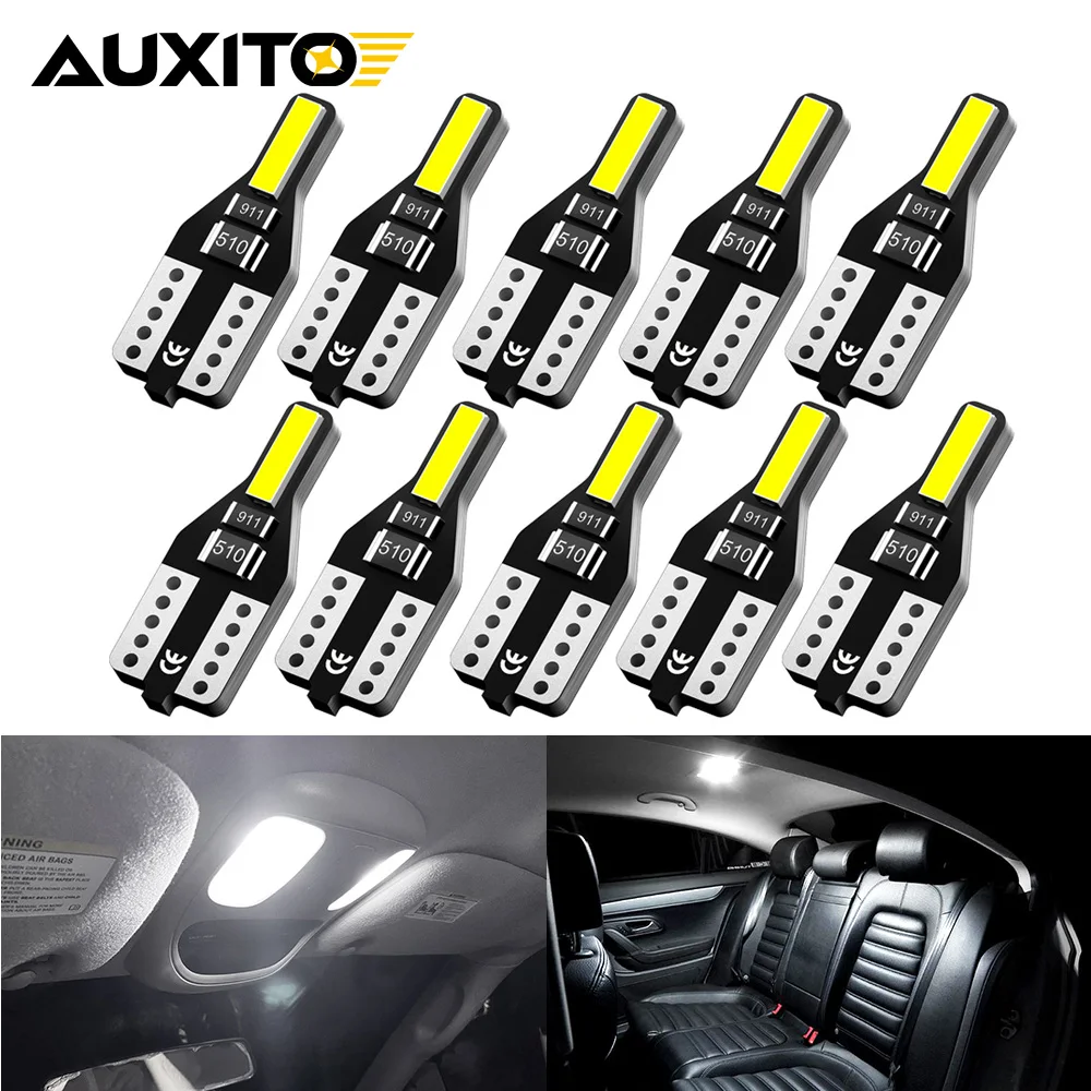 AUXITO 194 LED Bulbs 168 175 2825 W5W T10 24-SMD 3014 Chipsets