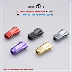 HEIGHTEN 1Pc Reel Handle Knob for Shimano(Type A ) Daiwa(Type S) Aluminum Alloy Knob