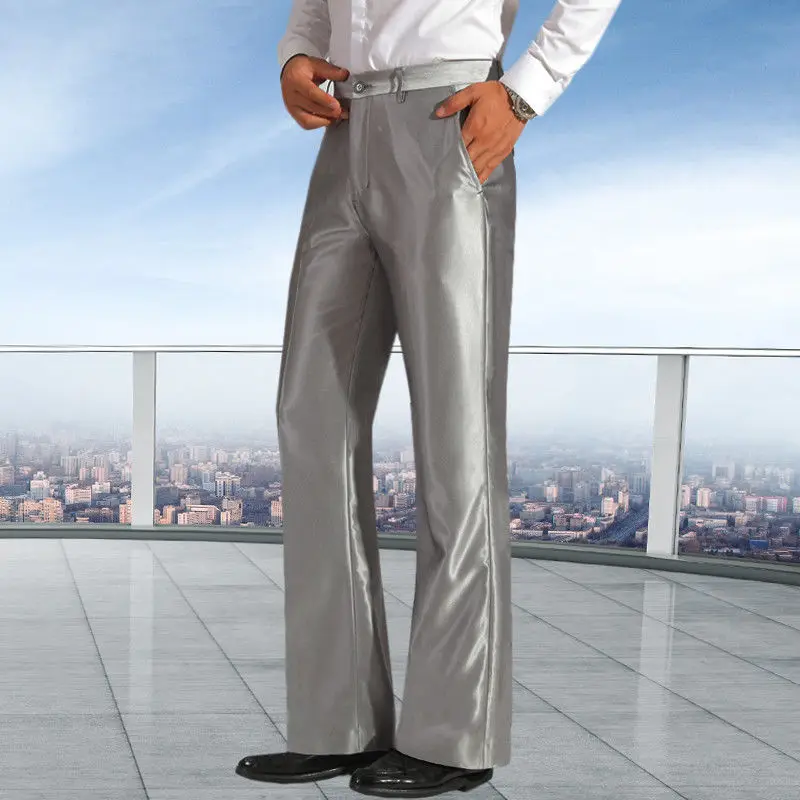 2024 Spring Summer Men Fashion Business Thin Suit Pants Men Formal Solid Color Dress Pants Male Long Baggy Office Trousers A257 5