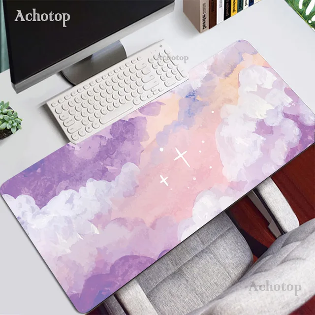 Kawaii Large Mousepad Game Mouse Pad Gamer Big Mouse Mat Cute PC Computer XXL Mouse Carpet Surface Mause Pad Keyboard Desk Mat 27