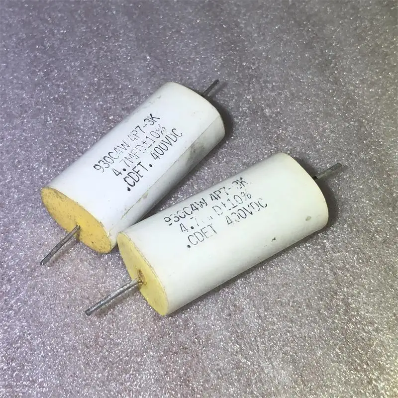 Disassemble C D et 4p7-3k series 4.7uf400vdc fever frequency division electrodeless film capacitor 10pcs price |