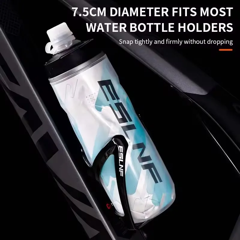 Insulated Cold Cycling Water Bottle Portable 610ml MTB Bottle Ultralight Dustproof Sports water bottle,bicycle water bottle,sports bottle