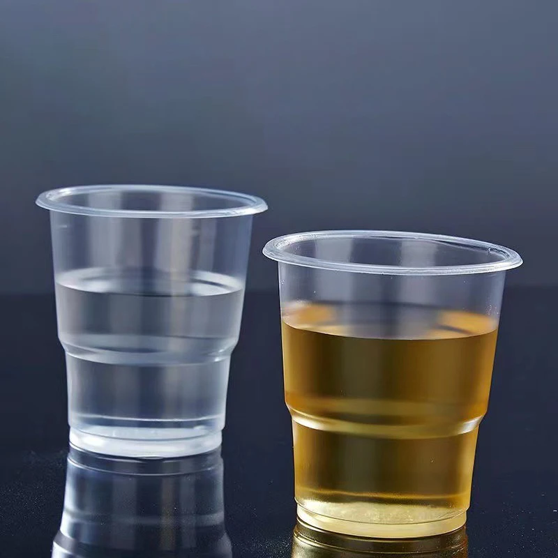 Disposable Clear Plastic Cup 50PCS Outdoor Picnic Birthday Kitchen Party Tableware Party Plastic Cups For Cold Drinks