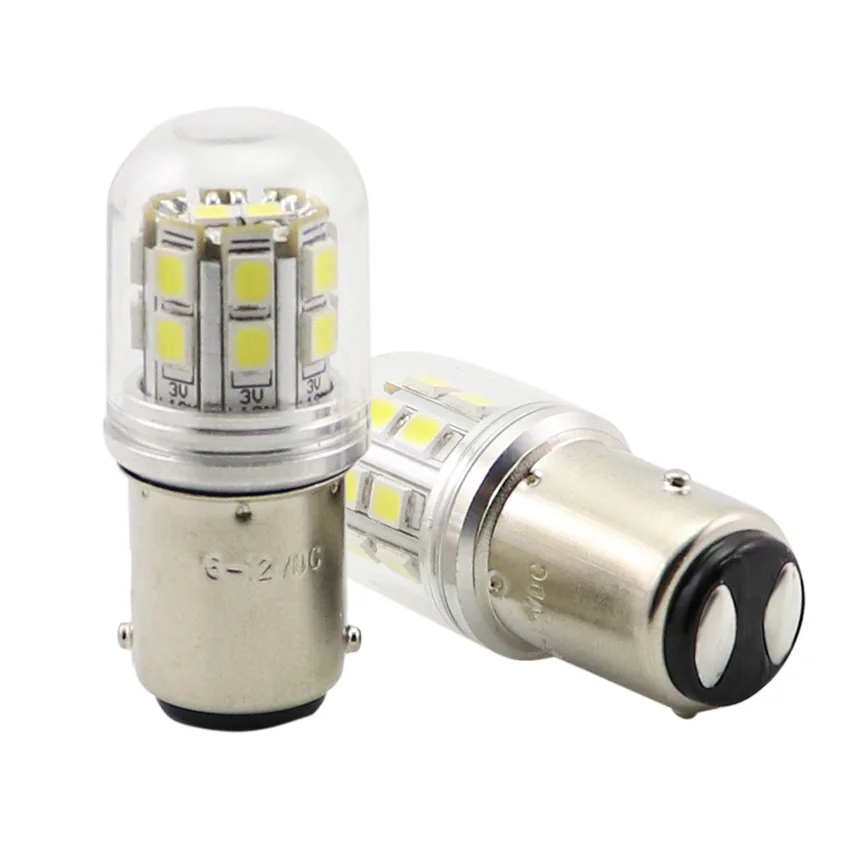 6v Motorcycle Led Lights G18 R5w 12v 24V Auto Bulbs Equipment Indicator Smd  3014 Chips Signal Lamp Rear - AliExpress