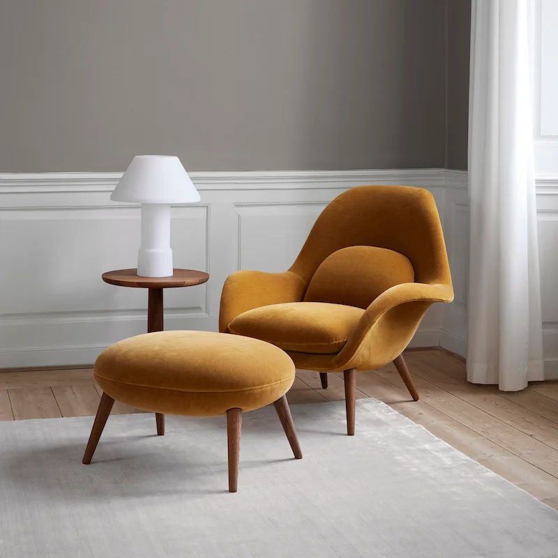 

Furniture Swoon Lounge Chair Fiberglass Reinforced Plastic Creative Lazy Casual Armchair