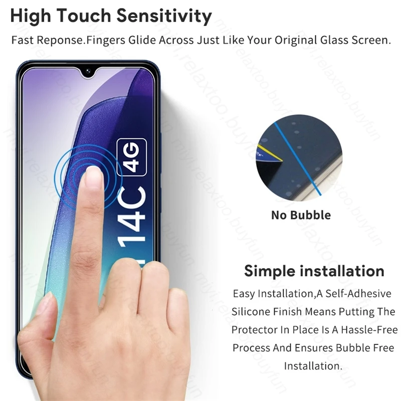 Premium Tempered Glass Screen Protector Set - Shatterproof & High Clarity