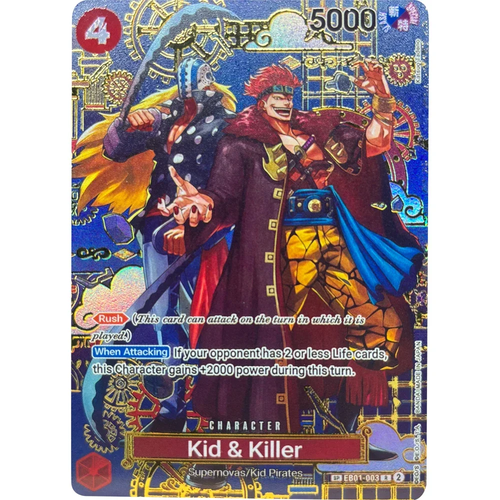 ONE PIECE Collection Cards DIY Dracule Mihawk Boa Hancock Sugar Perona Sengoku EN Self Made Game Anime Cards Gift