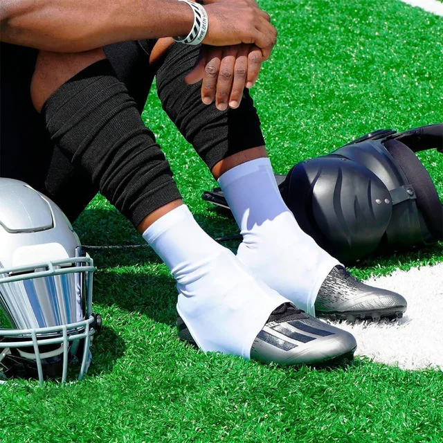 Lightweight Football Cleats Shoe Covers Super Soft High Elastic Slip Resistant Shoes Sleeves for Rugby Soccer Hockey Baseball 6