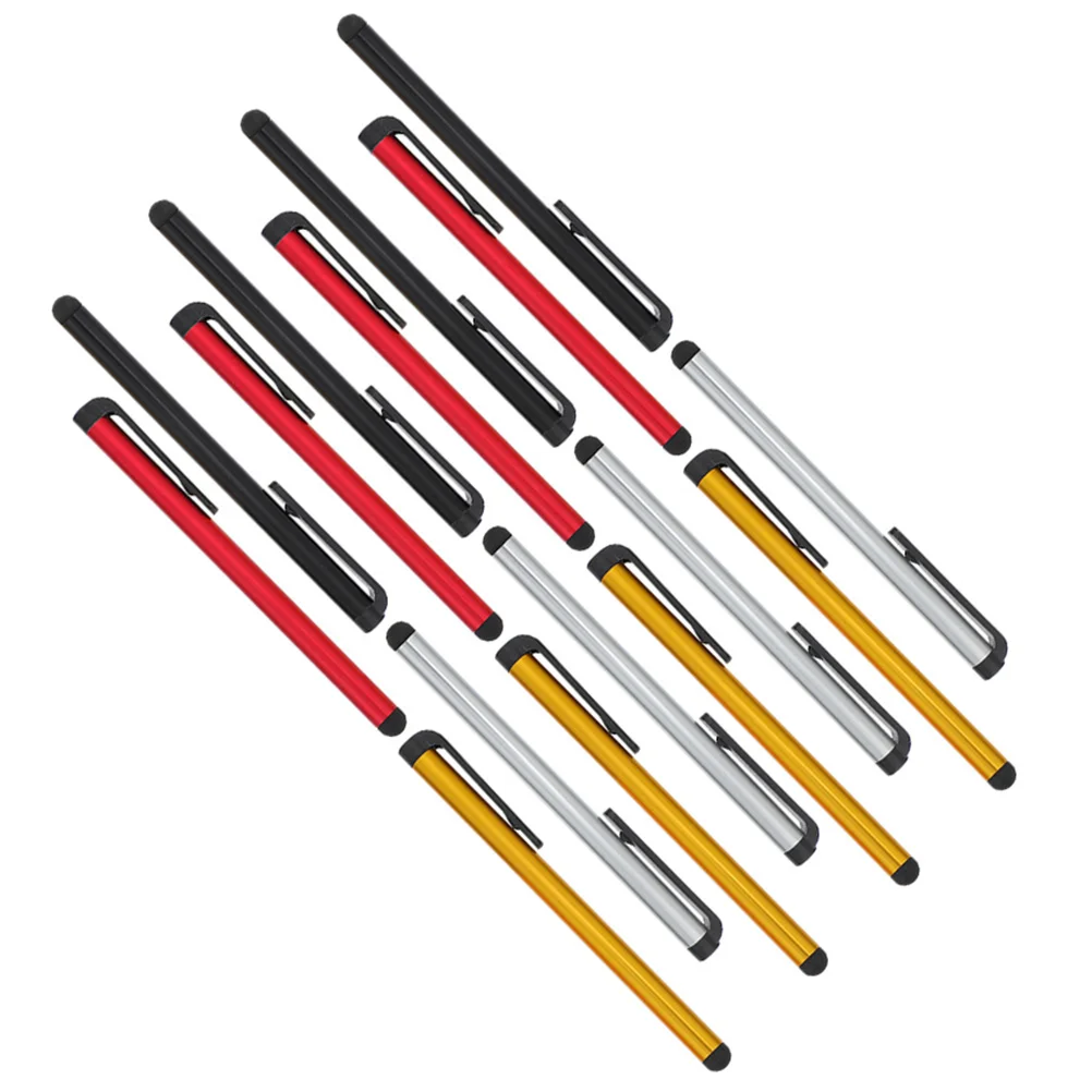 

16 Pcs Capacitive Screen Capacitive Stylus Writing Pen Style Sensitivity Active for Convenient Aluminum Alloy Tablet