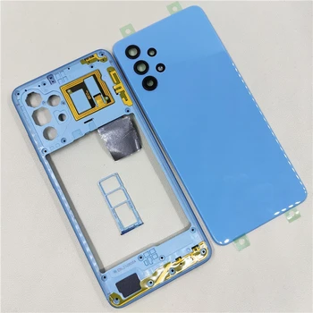 Scocca Centrale per Samsung Galaxy A32 4G A325 con Coperchio Posteriore Batteria e Lente Fotocamera