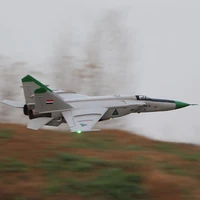 6 CH FlyFans Iraqi MiG-25 Foxbat Twin 64mm RC EDF Jet KIT Model Plane 1
