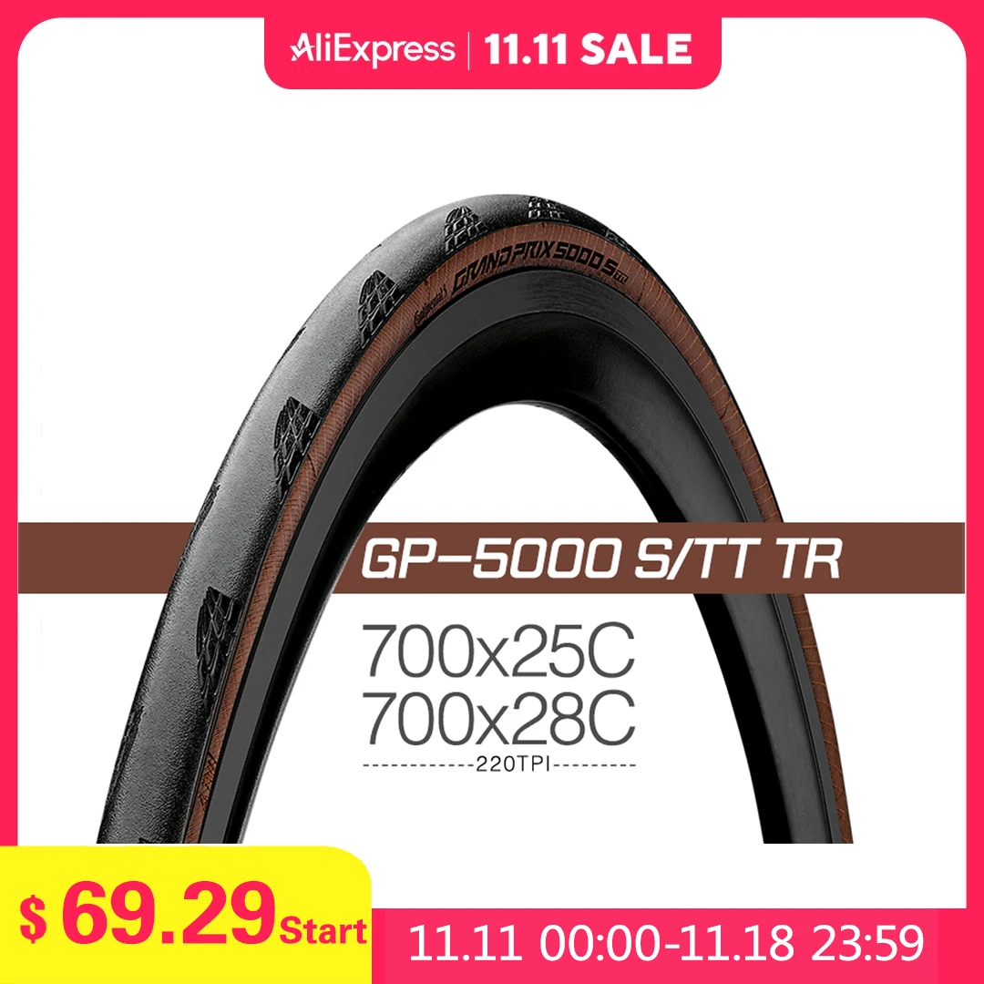 CONTINENTAL GP 5000 S TR tyre - Grand Prix 5000 Hookless Tubeless