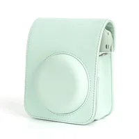 PU Leather Soft Protective Case for Instax Mini 12 Camera with Shoulder Strap Fujifilm Film Camera Travel Bag - Image 5